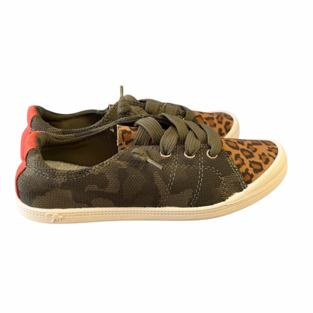 Jellypop Dallas Camo Leopard Slip On Sneaker Women’s Casual Spring Lightweight - Picture 5 of 6